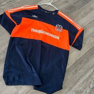 The Hundreds Blue and Orange Athletic Shorts